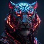 Ferocious tiger