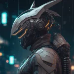 Futuristic man