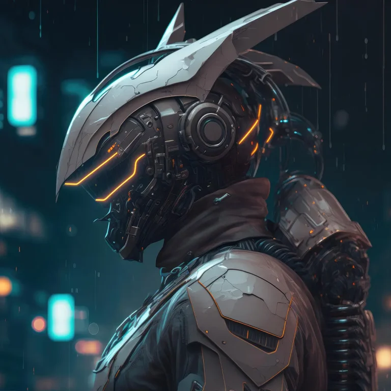 Futuristic man